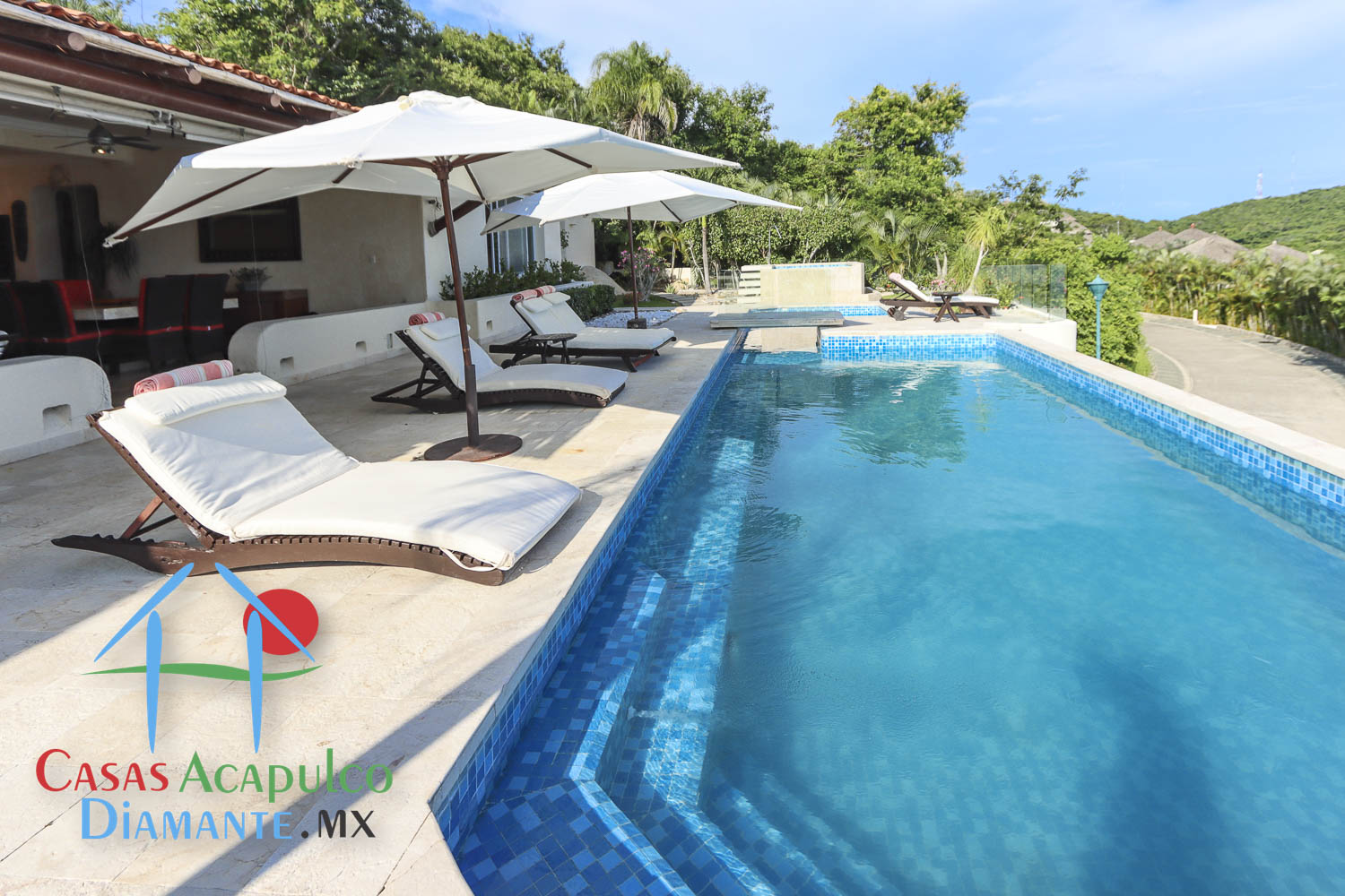 Casa Capadijos - Alberca y jardín 2